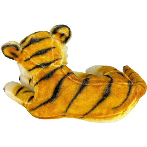 2 Dakin Nature Babies Tiger Plush Stuffed Animal Toy Mohair Made Japan Mom Baby - Picture 10 of 15